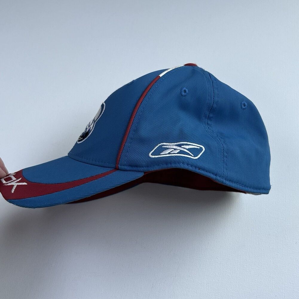 Colorado Avalanche Reebok Hockey Cap Center Ice Collection Blue Burgundy OSFA - Picture 8 of 10